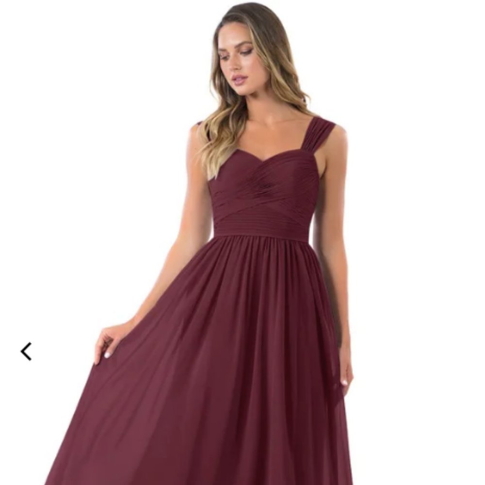 Azazie Zapheira Bridesmaid Dress in Cabernet
